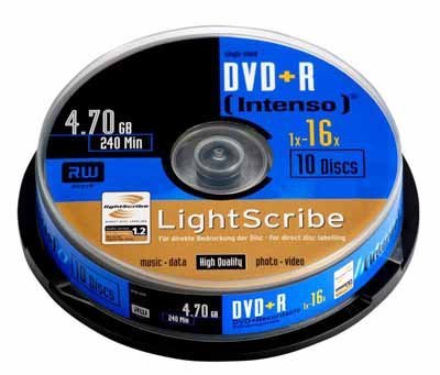Digitalkameras: DVD+R4,7GBLight.10erSP16x