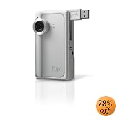 Flip Video Camcorder: 60-Minutes (White)