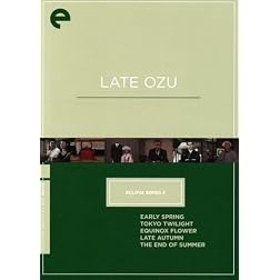 Late Ozu - Eclipse Series 3 - Criterion Collection