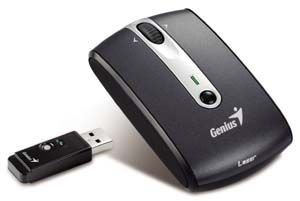 Handys ohne Vertrag: Genius Traveler 915 Laser kabellose (2,4GHz) Laser- Notebook- Maus mit 4-Wege