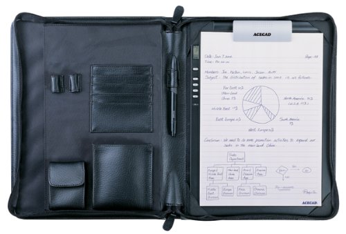 Projektoren: Portfolio fr DigiMemo A502 - Deluxe Kunstledertasche fr DigiMemo A502