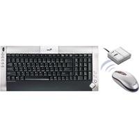 Kompaktanlagen: KYE Wireless TwinTouch LuxeMate Pro Tastatur schnurlos 105 Tasten MS W98 D + Cordless Optical Maus Schwarz-silber