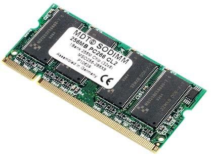 MP3 Player: MDT SO-DDR 266 SO-DIMM 200pin RAM Notebook Arbeitsspeicher CL2,5 - 32Mx8 - 512MB