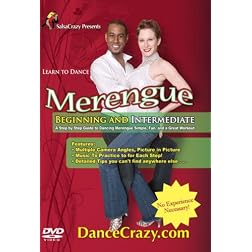 Learn To Dance Merengue, Beginning and Intermediate: A Step-By-Step Guide To Merengue Dancing
