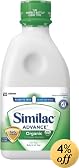 Similac Organic Infant Formula with Iron, Ready to Feed, 32-Ounce Bottle (Pack of 6)