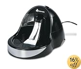 Petmate Deluxe Fresh Flow Pet Fountain Medium, Black/Stainless