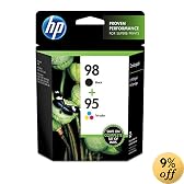 HP 95 & 98 Inkjet Print Cartridges Combo Pack (Black and Color)