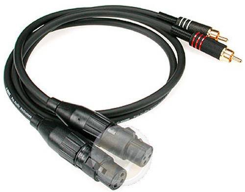 Kompaktanlagen: Klotz XLR female / Cinch Adapter 1,5 m (PAAR)
