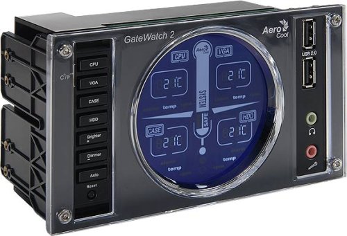 Handys ohne Vertrag: Gehm AeroCool GateWatch 2 Fan Controller schwarz