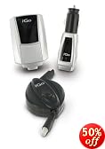 iGo Everywhere PS00252-0003 Universal Wall (AC) and Auto (DC) Charger with Retractable Cable