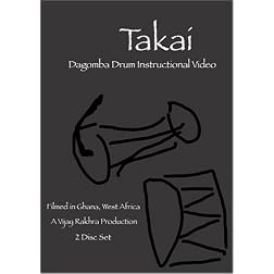 Takai: West African Drum Instructional Video (2 DVD disc set)