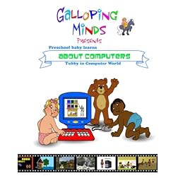 Preschool Baby Learns About Computers - Tubby in Computer World