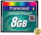 Transcend TS8GCF266 8GB 266x Type 1 Compact Flash Drive