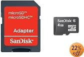 SanDisk GSM micro SD HC 4GB
