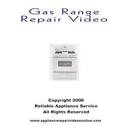 Gas Range Repair Video Gas Range Repair DVD
