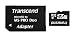 Vente de Livres.com : Transcend - Carte micro SD avec adaptateur Memory Stick Pro Duo - 2GB