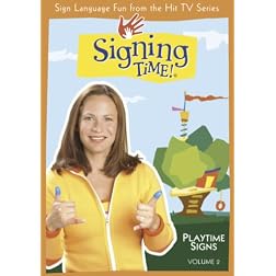 Signing Time! Volume 2: Playtime Signs DVD - Revised Edition (Two Little Hands Productions)