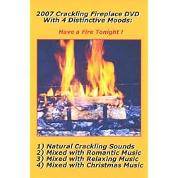 2007 Crackling Fireplace 4 DVD Set