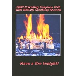2007 Crackling Fireplace DVD with Natural Crackling Sounds