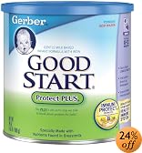 Nestle Good Start Natural Cultures Infant Formula with DHA & ARA, Powder, 24-Ounce Can (Pack of 6)