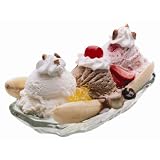 Anchor Hocking Crystal Ice Cream Social Banana Split Bowls