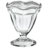 Anchor Hocking Crystal Footed Sherbet Fountainware