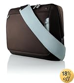 Belkin 17-Inch Messenger Bag (Chocolate/Tourmaline)