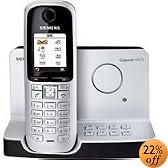 Siemens S675 Gigaset DECT-Schnurlostelefon mit integriertem Anrufbeantworter titanium