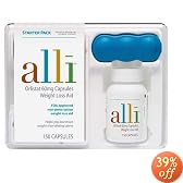 Alli Weight-Loss Aid, Orlistat 60mg Capsules, 150-Count Starter Pack
