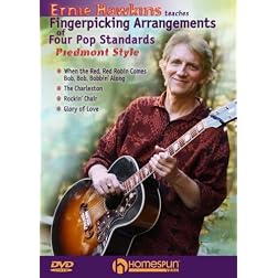 Ernie Hawkins Teaches Fingerpicking Arrangements of Four Pop Standards-Piedmont Style