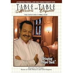 Table Manners and Table Etiquette