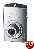 Canon PowerShot SD870IS 8MP Digital Camera with 3.8x Wide Angle Optical Image Stabilized Zoom (Silver)