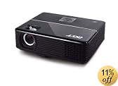 Acer P1165 Projektor (SVGA, 800x600, 2400 ANSI Lumen, 1920 ANSI Lumen Eco-Mode, Kontrast: 2000 :1) schwarz