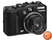 Canon PowerShot G9 Digital Camera - Black (12.1MP, 6x Optical Zoom) 3.0