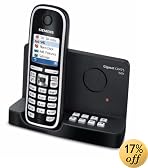 Siemens Gigaset CX475 isdn schnurloses ISDN-Telefon mit Farbdisplay und integriertem digitalen Anrufbeantworter, pianoschwarz