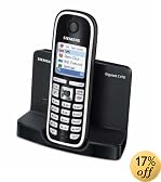 Siemens Gigaset C470 schnurloses DECT-Telefon mit Farbdisplay, pianoschwarz