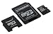 Vente de Livres.com : Kingston - Carte micro SDHC - Class 4 - avec 2 adaptateurs - 4 Go