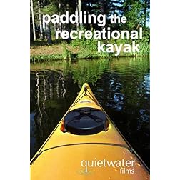 paddling the recreational kayak