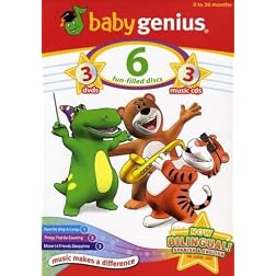 Baby Genius 3-Pack: Favorite Sing-A-Longs/Things That Go Counting/Moz Art and Friends Sleepytime