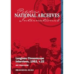 Longines Chronoscope Interviews, 1952, v.22: Elbert Carvel, John Foster Dulles