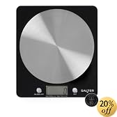 Salter Slim Design Electronic Platform Kitchen Scale Black