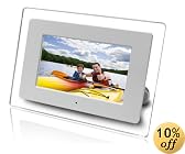 Axion AXN-9702 7-Inch Widescreen LCD Digital Picture Frame with Clock, Calendar and Alarm