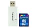Transcend 8 GB SDHC Class 6 Flash Memory Card with Compact Card Reader TS8GSDHC6-S5W