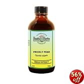 Alternative Health & Herbs Remedies Prickly Pear Cactus, 4-Ounce Bottle