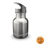 New Wave Enviro Stainless Steel Water Bottle (12-Ounces)