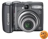 Canon PowerShot A590IS 8MP Digital Camera with 4x Optical Image Stabilized Zoom
