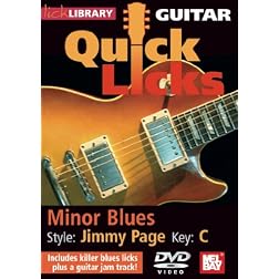 Quick Licks for Guitar - Jimmy Page Minor Blues Key of C
