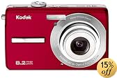 Kodak EasyShare M863 8.2MP Digital Camera with 3x Optical Zoom (Red)