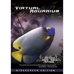 Aquarium Widescreen DVD - Coral Reef, Saltwater and Freshwater Fish Tank Virtual Experience