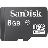 SanDisk 8GB microSDHC Card CLASS 2 (SDSDQ-8192, Bulk Package)